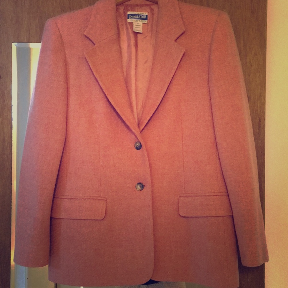 VINTAGE PENDLETON BLAZER- Pink Size 8